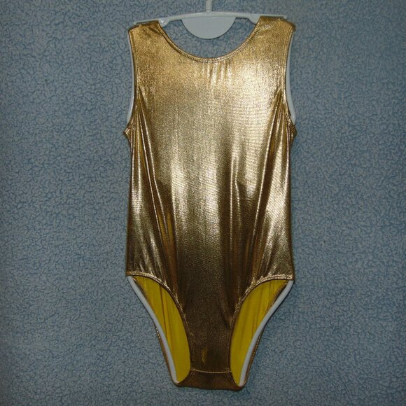 iEFiEL Shiny Gold Leotard 12 - Picture 1 of 6
